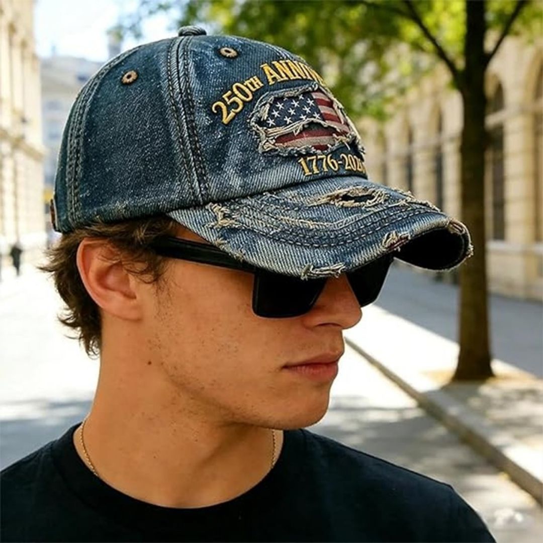 🔥 40% Off Today 🔥 US 250th Anniversary Denim Hat — Celebrate 1776–2026