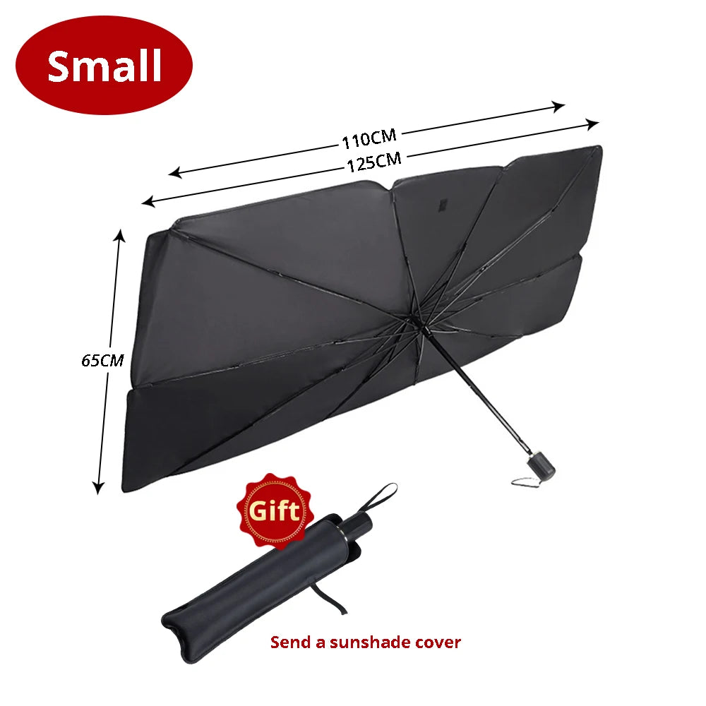 βοΈπ SALE 30% Multi Purpose Convenient Foldable Car Windshield Sunshades Interior Protechor Accessorie Part Auto Parasol Umbrella Front Covers
