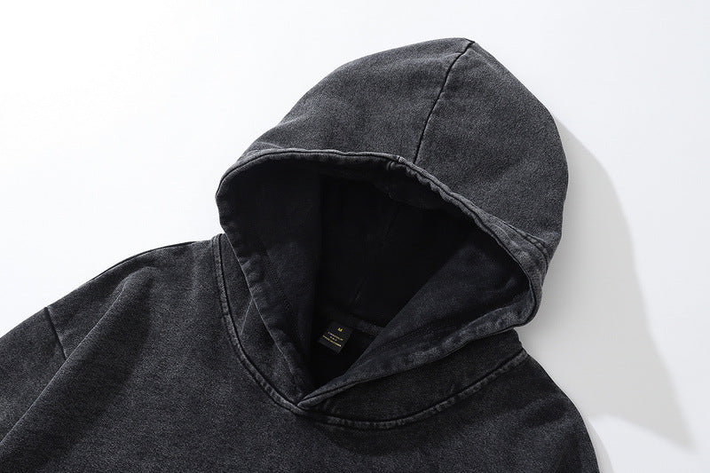 🔥24% OFF Retro Loose Hip Hop Terry Coat Hooded Sweater – Stylish Streetwear Hoodie