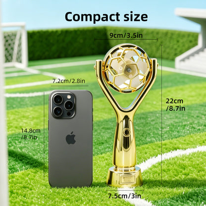Battery 💨✨ Golden Cup Portable Cooling Fan – Compact Design & Strong Wind | SAVE 30%