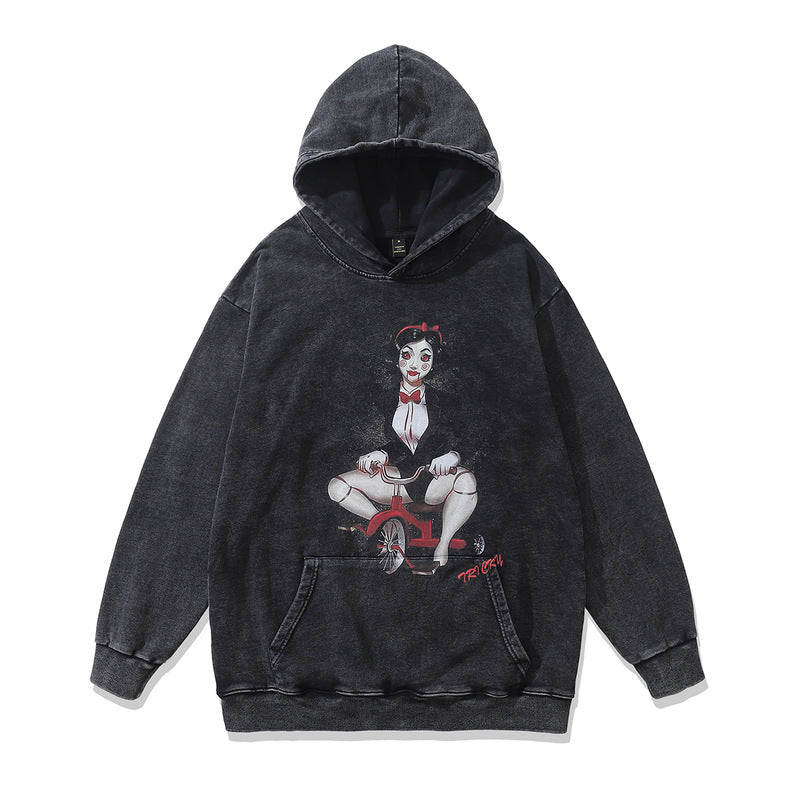 🔥24% OFF Retro Loose Hip Hop Terry Coat Hooded Sweater – Stylish Streetwear Hoodie