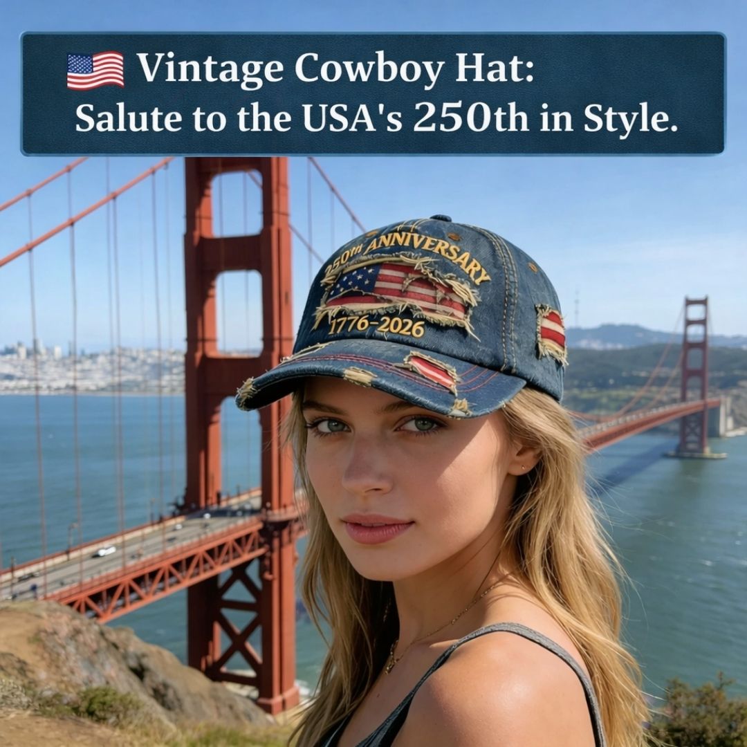 🔥 40% Off Today 🔥 US 250th Anniversary Denim Hat — Celebrate 1776–2026