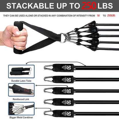 ✨💪 Resistance Strap with Handles – Home Gym Equipment for Strength & Flexibility | 32% OFF