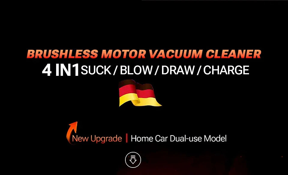 🔥20% OFF🚗 SZUK Wireless Car Vacuum Cleaner – Powerful Handheld Cordless Vacuum with Strong Suction