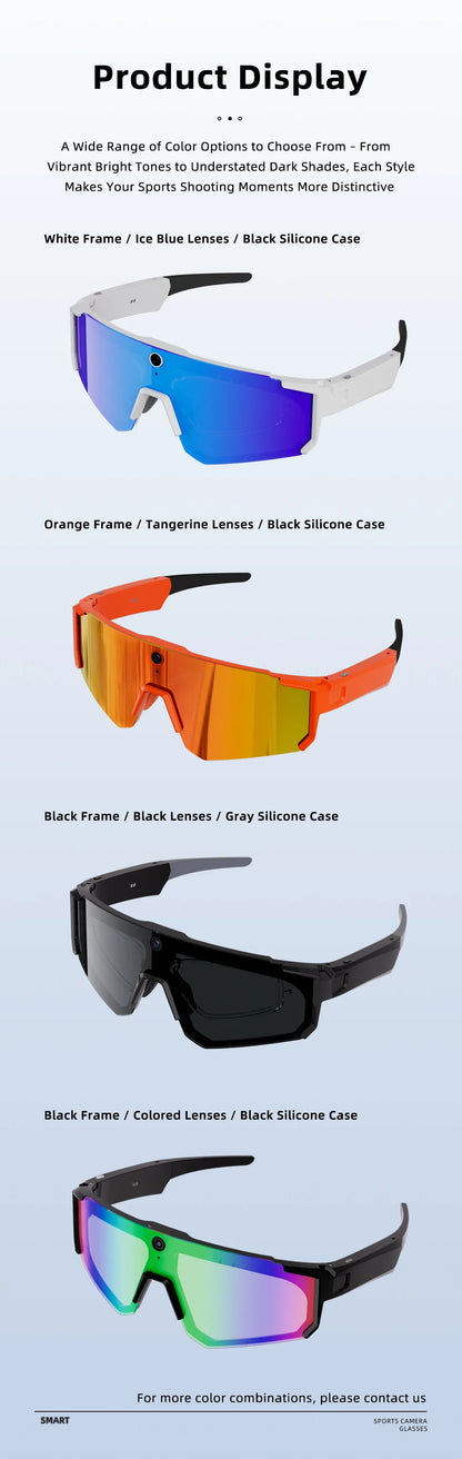 🤖👓 2026 New AI Smart Glasses with 800W Camera, HD Video Recording & Bluetooth Features | 35% OFF