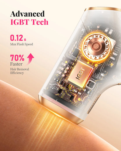 ✨💖 990000 Flashes IPL Laser Hair Removal Device – Painless Permanent Hair Remover for Women & Men