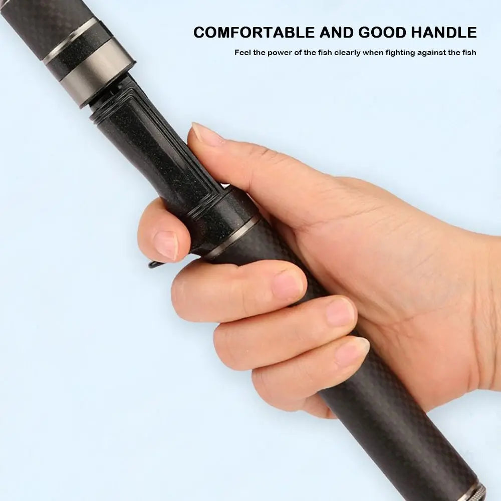 Telescopic Fishing Rod Full Kits Casting Rod Spincast Fishing Reel Feeder Rod Combo 1.5m-1.8m Ultra Short Fishing Rod Set