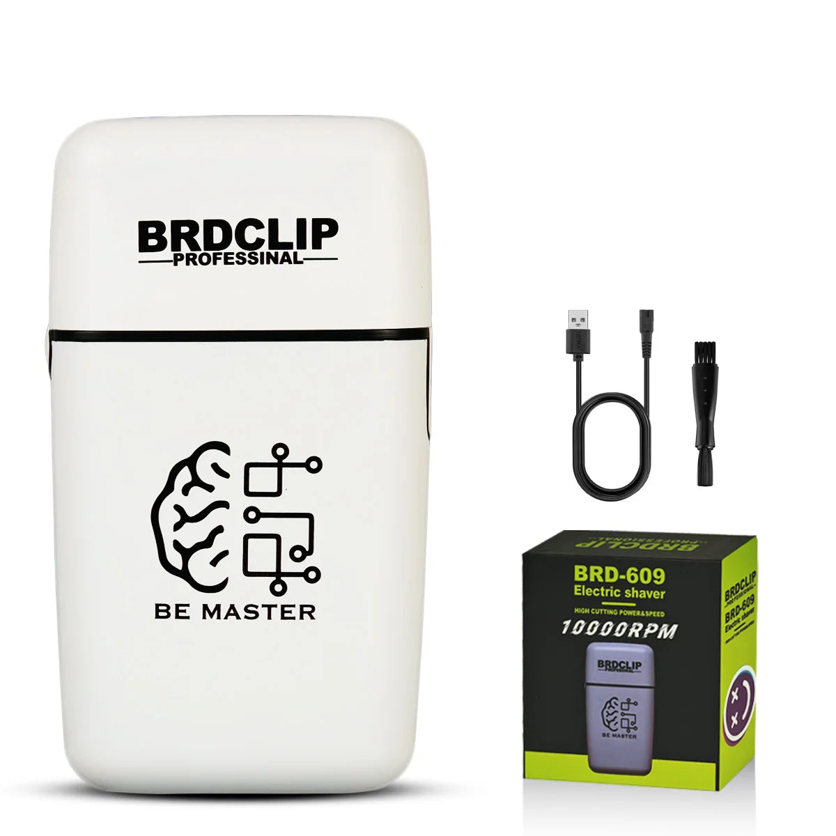✂️⚡ BRDCLIP BRD-999 Professional Foil Shaver – 9000RPM Magnetic Motor Beard Trimmer & Hair Clipper