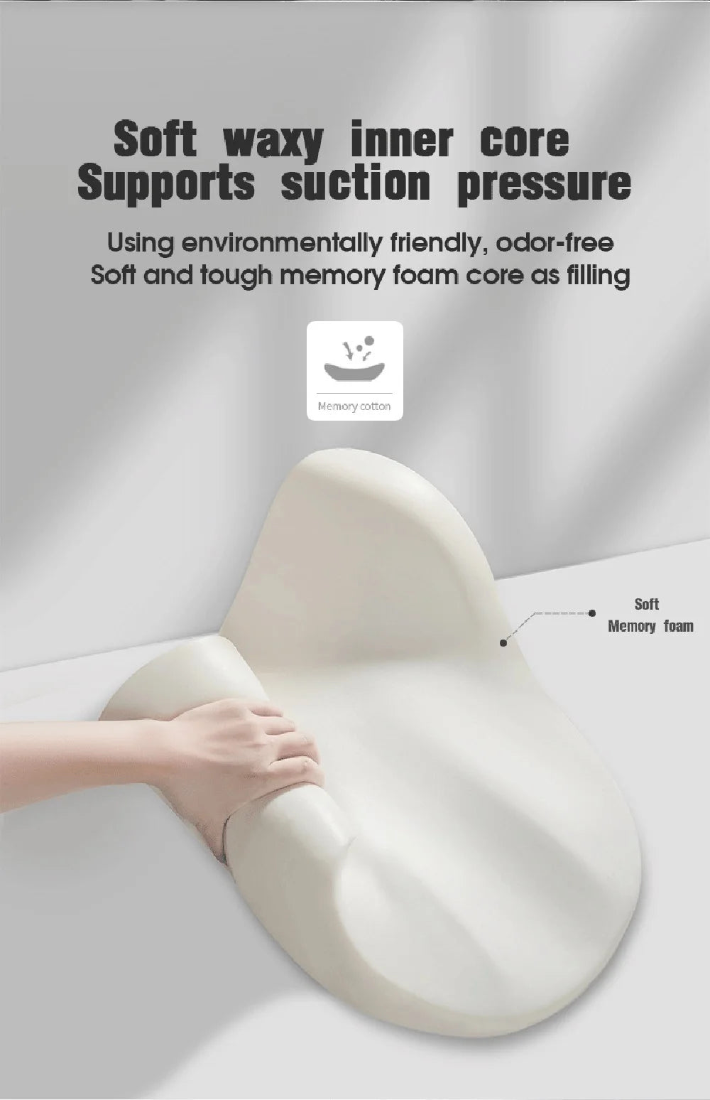 🔥33% OFF Memory Foam Car Neck & Lumbar Support Pillow – Comfortable Driving Cushion