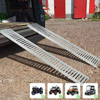 🔥42% OFF 72” Heavy-Duty Loading Ramps – 1000 lbs Capacity with Anti-Slip Surface
