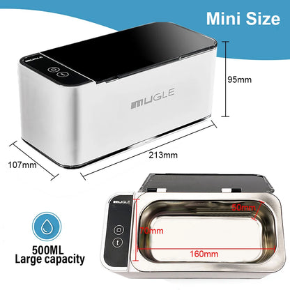 🔥19% OFF🧼 Ultrasonic Cleaner Machine – High Frequency Cleaner for Glasses, Jewelry & Tools