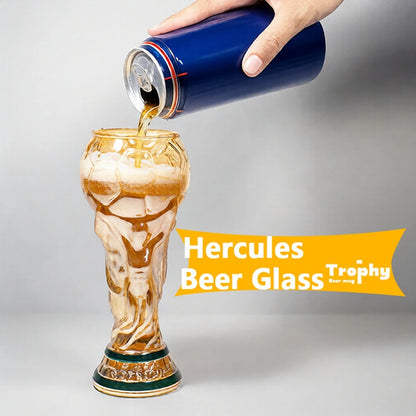 🏆⚽ A glass of beer for football fans - the 2026 championship trophy.
