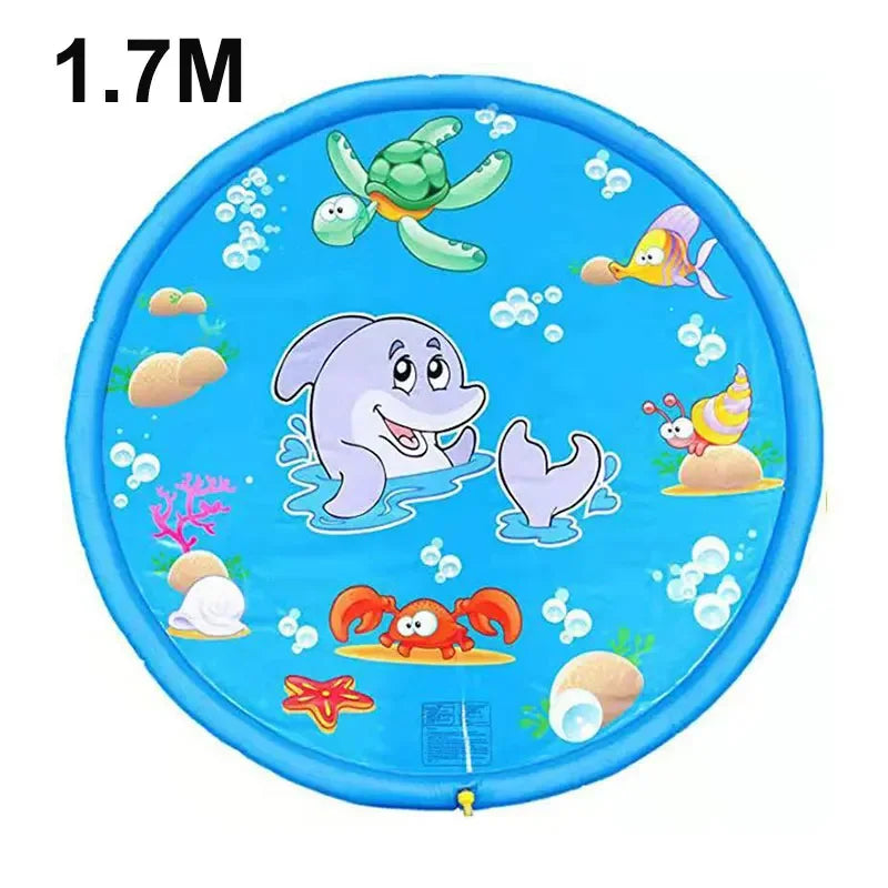 💥 LAST DAY 40% OFF 💦 170CM Kids Splash Pad – Inflatable Water Play Mat 🌈