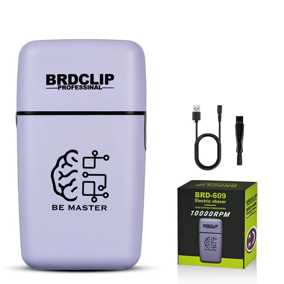 ✂️⚡ BRDCLIP BRD-999 Professional Foil Shaver – 9000RPM Magnetic Motor Beard Trimmer & Hair Clipper
