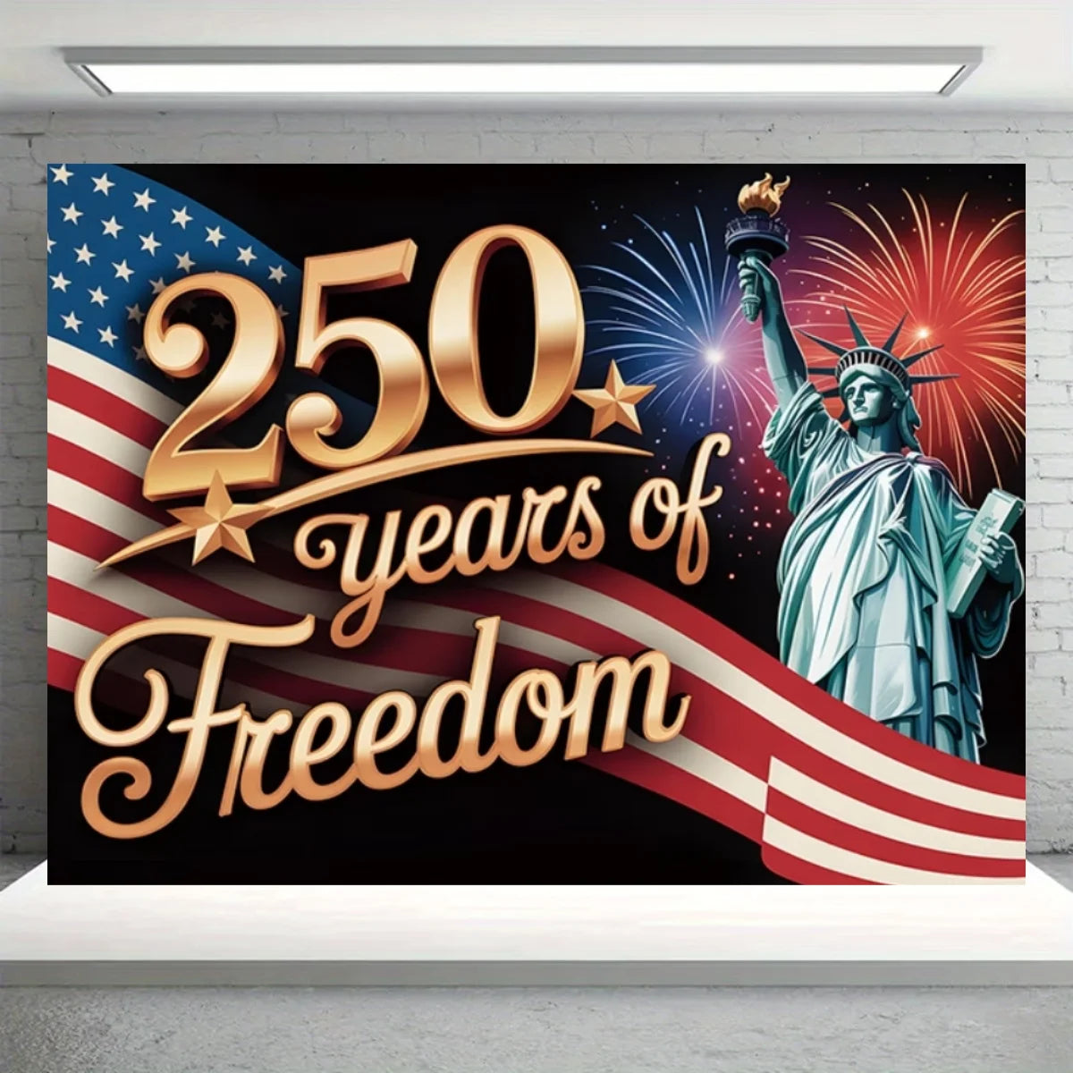 Independence Day Party Theme Background Eagle Balloon July 4th Celebration Decoration Banner USA Flag Backdrop Photo Props Gifts