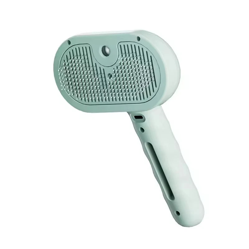 3in1 Pet Steam Spray Grooming Brush for Dogs Cats Electric Hair Removal Comb Massage Anti-Tangle Steamy Floating Hair Cleaning