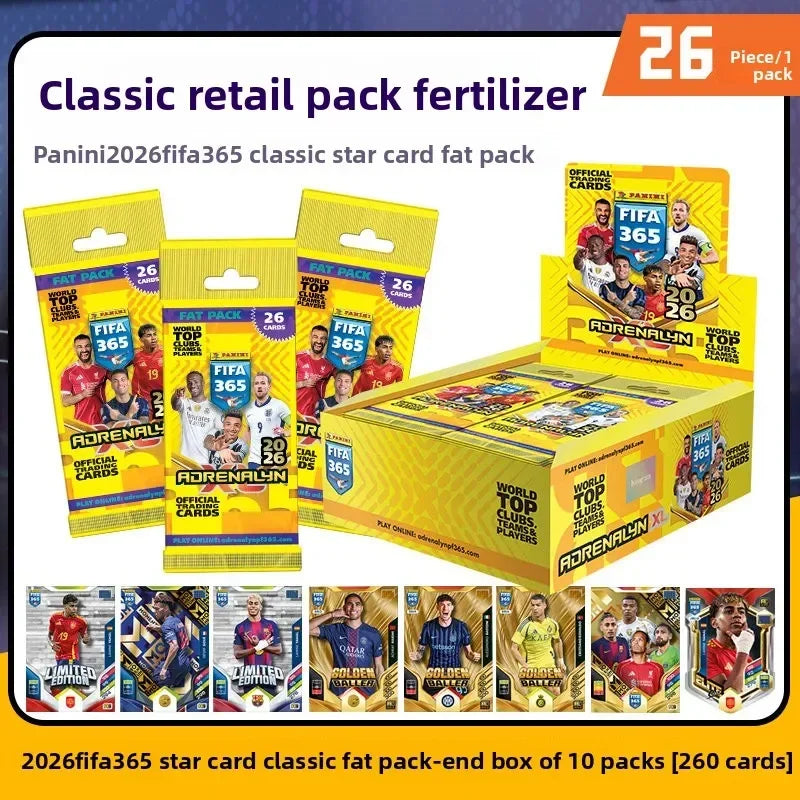 ⚽🔥 2026 Panini FIFA 365 XL Soccer Trading Cards Collection Official Fan Gift Set