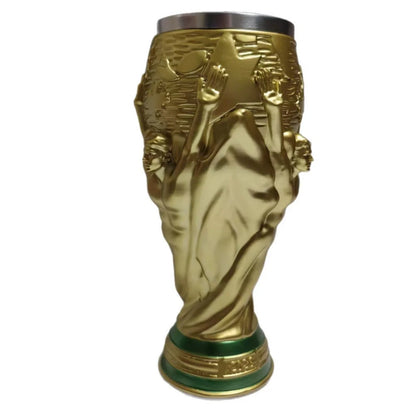 🏆⚽ A glass of beer for football fans - the 2026 championship trophy.