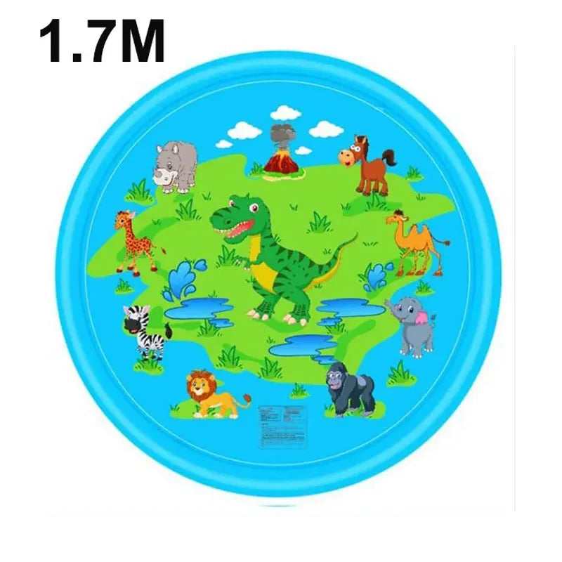 💥 LAST DAY 40% OFF 💦 170CM Kids Splash Pad – Inflatable Water Play Mat 🌈