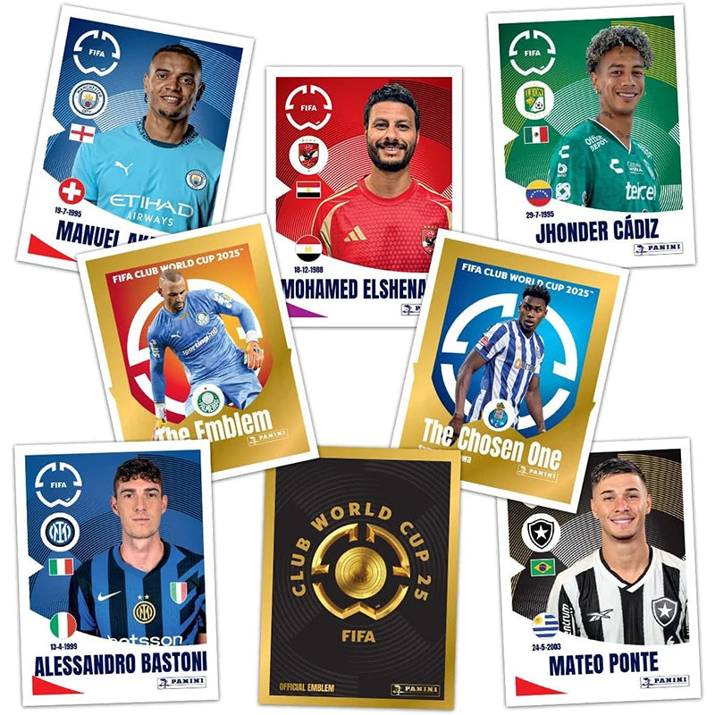 New 2026 Panini FIFA Club World Cup Soccer Sticker Collection 5 Stickers Per Pack Fast Shipping