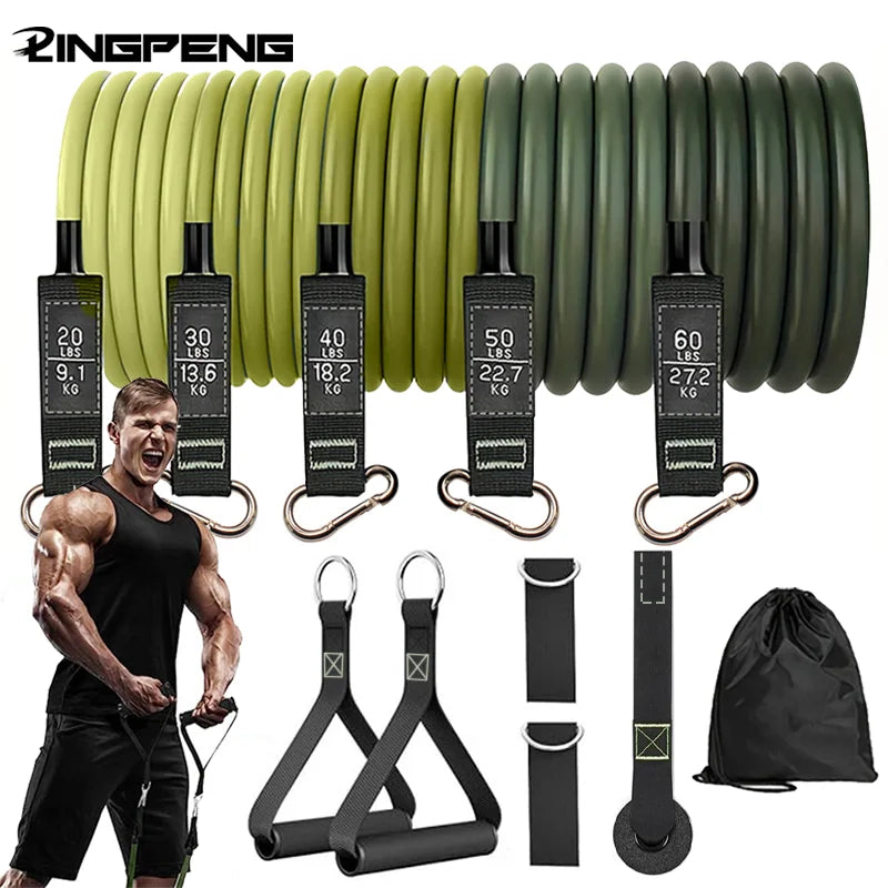 ✨💪 Resistance Strap with Handles – Home Gym Equipment for Strength & Flexibility | 32% OFF