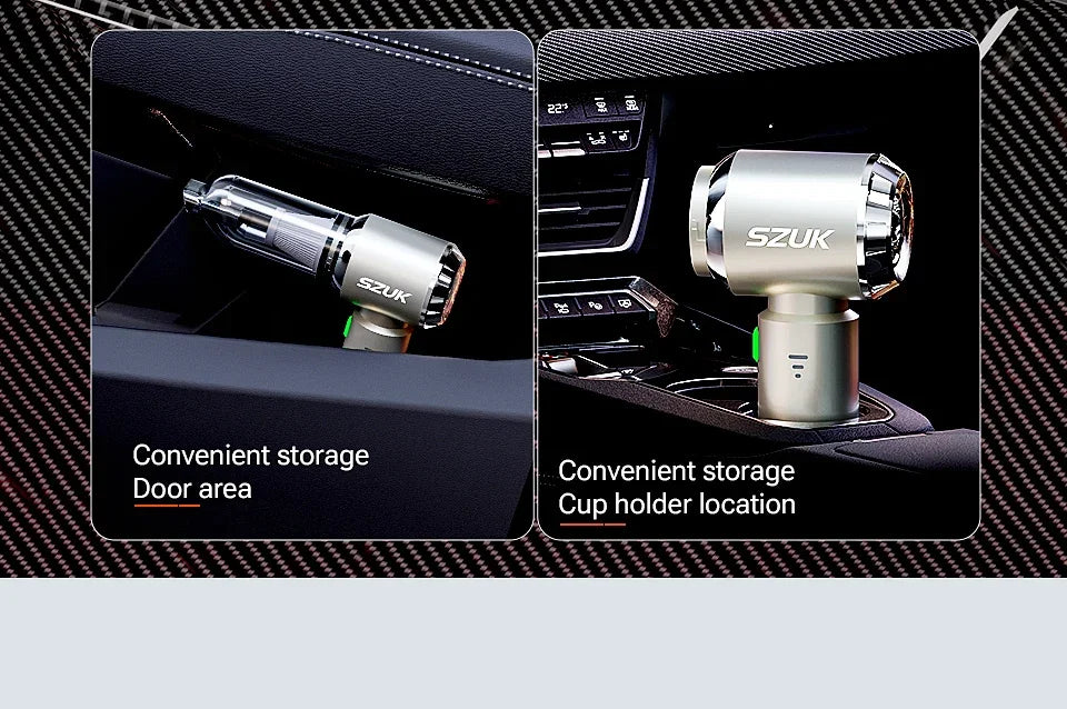 🔥20% OFF🚗 SZUK Wireless Car Vacuum Cleaner – Powerful Handheld Cordless Vacuum with Strong Suction