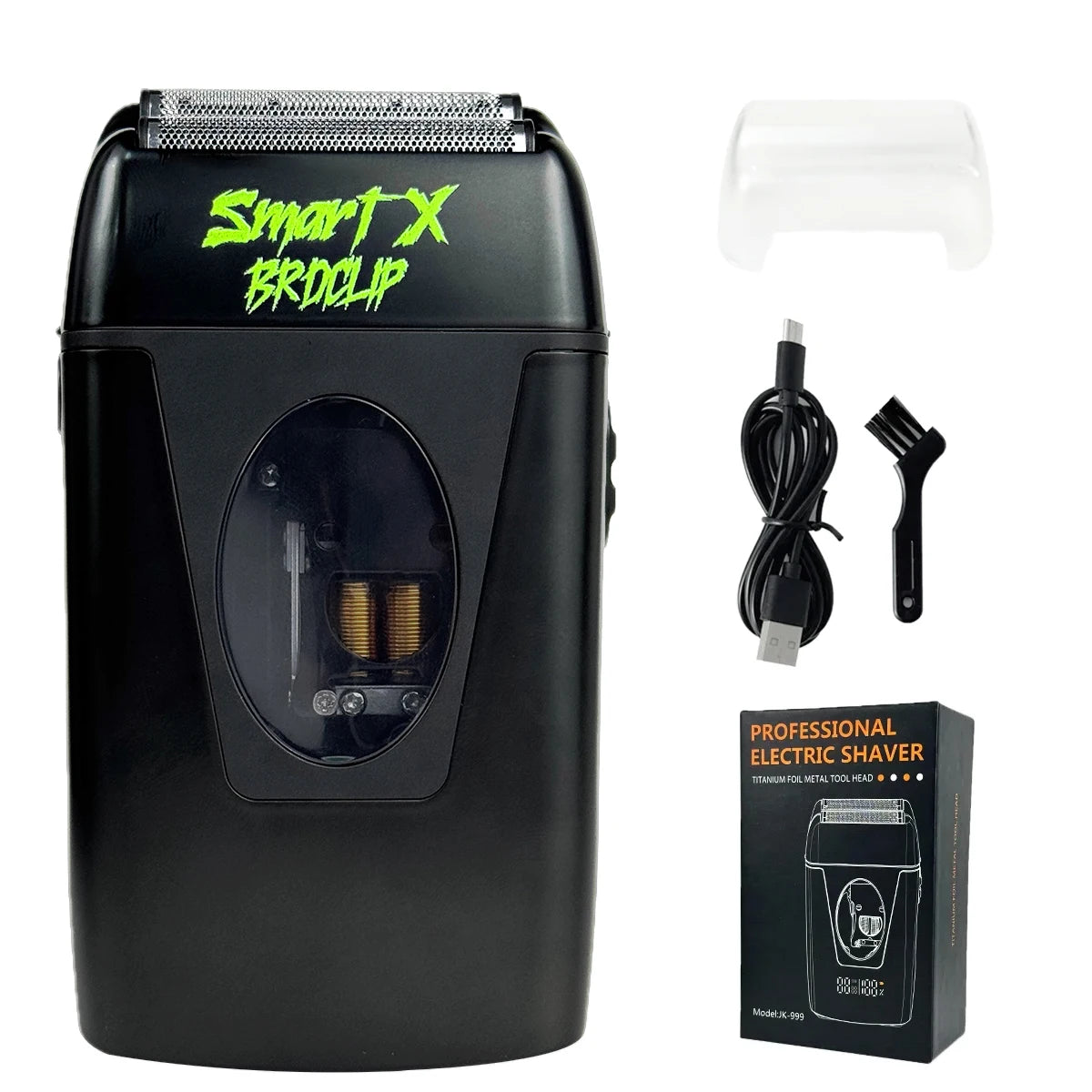 ✂️⚡ BRDCLIP BRD-999 Professional Foil Shaver – 9000RPM Magnetic Motor Beard Trimmer & Hair Clipper