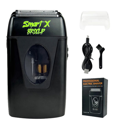 ✂️⚡ BRDCLIP BRD-999 Professional Foil Shaver – 9000RPM Magnetic Motor Beard Trimmer & Hair Clipper