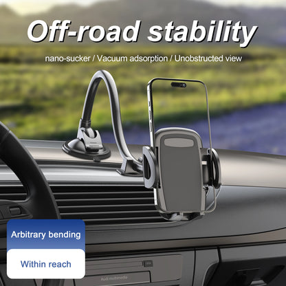 🚗📱 Solid Car & Truck Phone Mount Holder – 11.8" Gooseneck Long Arm Anti-Shake Stand for All Smartphones