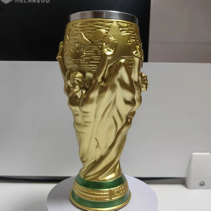 🏆⚽ A glass of beer for football fans - the 2026 championship trophy.