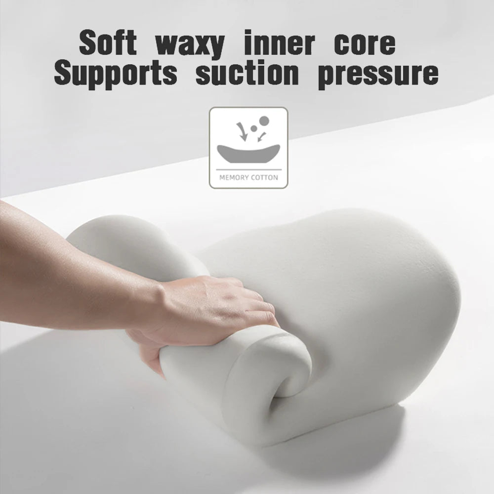 🔥33% OFF Memory Foam Car Neck & Lumbar Support Pillow – Comfortable Driving Cushion