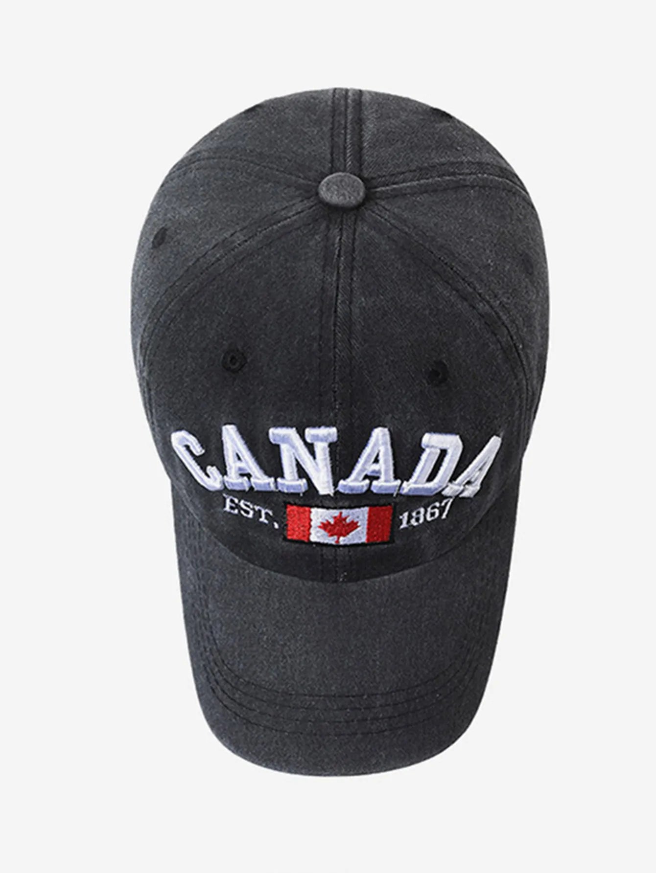 🔥33% OFF CANADA Embroidered Baseball Cap – Adjustable Casual Outdoor Sun Protection Hat