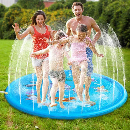 💥 LAST DAY 40% OFF 💦 170CM Kids Splash Pad – Inflatable Water Play Mat 🌈