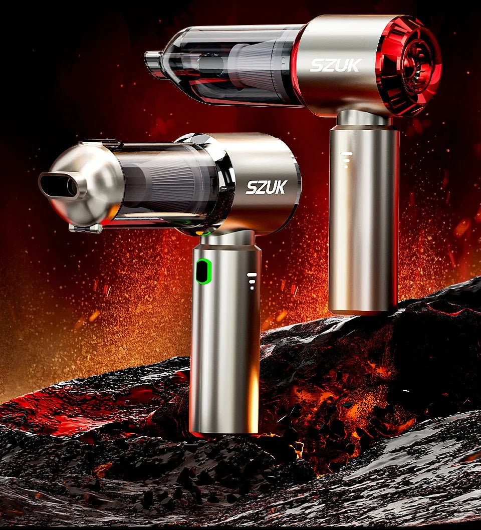 🔥20% OFF🚗 SZUK Wireless Car Vacuum Cleaner – Powerful Handheld Cordless Vacuum with Strong Suction