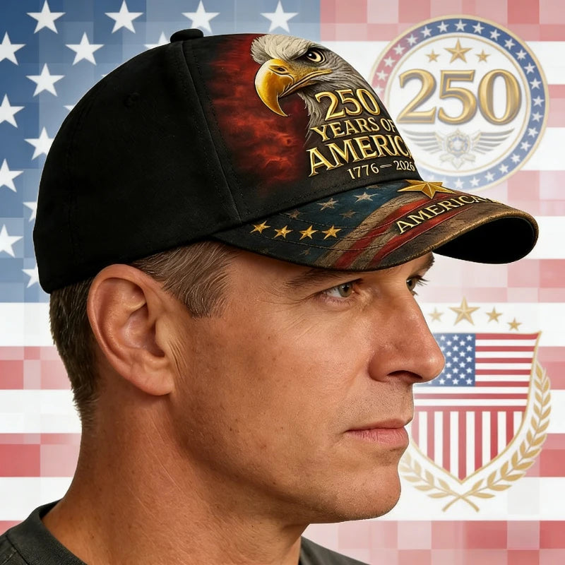 💥30% off today only!💥 Baseball cap commemorating the 250th anniversary of the founding of the United States.