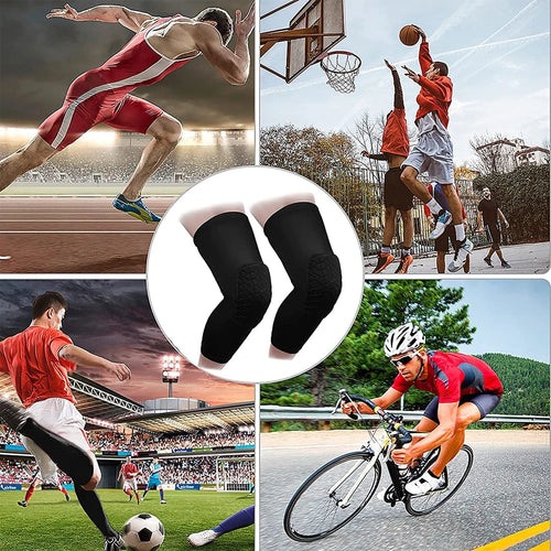🏀⚡ 46% OFF Honeycomb Knee Guards – Shock Absorption & Joint Protection for Training and Competition