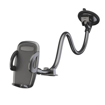 🚗📱 Solid Car & Truck Phone Mount Holder – 11.8" Gooseneck Long Arm Anti-Shake Stand for All Smartphones