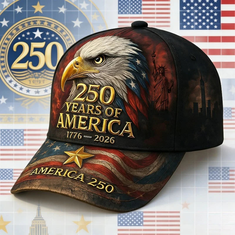 💥30% off today only!💥 Baseball cap commemorating the 250th anniversary of the founding of the United States.