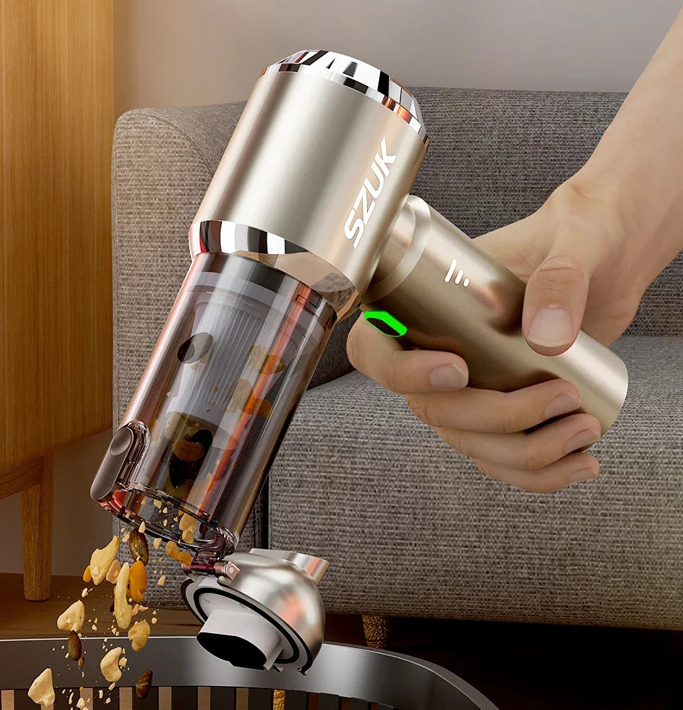 🔥20% OFF🚗 SZUK Wireless Car Vacuum Cleaner – Powerful Handheld Cordless Vacuum with Strong Suction
