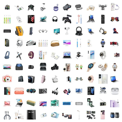 🎁 Lucky gift box containing a random camera, laptop, headphones, watch, etc. - Birthday gift box - Surprise tech electronic product - Gift box