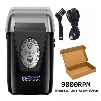 ✂️⚡ BRDCLIP BRD-999 Professional Foil Shaver – 9000RPM Magnetic Motor Beard Trimmer & Hair Clipper
