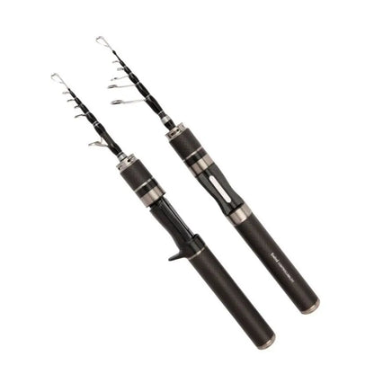 Telescopic Fishing Rod Full Kits Casting Rod Spincast Fishing Reel Feeder Rod Combo 1.5m-1.8m Ultra Short Fishing Rod Set