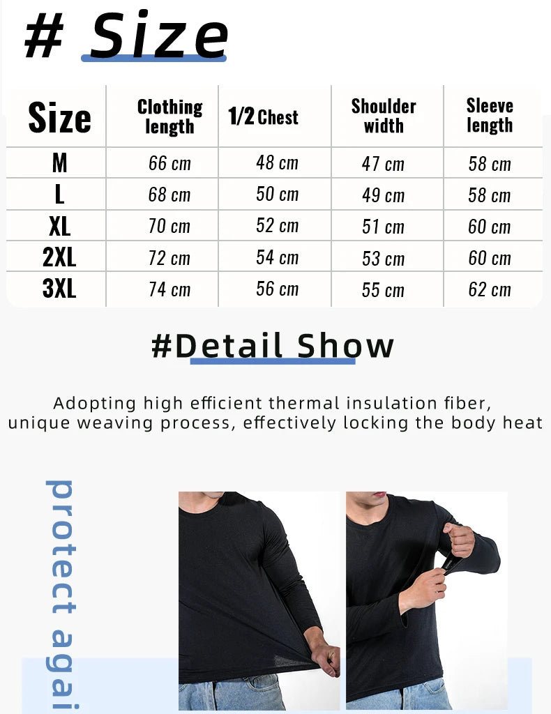 🔥👕 Men’s Heavyweight Long Sleeve T-Shirt – Breathable Cotton Casual Loose Fit Top