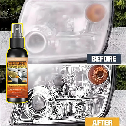 🚗✨ Car Headlight Restoration Kit – Scratch Remover & Oxidation Cleaner Polish for Clear Headlamps