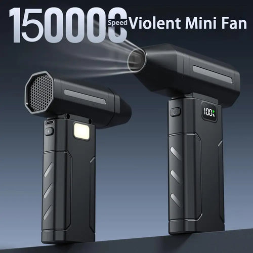 ⚡🌪️ X8 Turbo Jet Fan Air Blower 150000RPM – High Power Cordless Dust Cleaner for Car & Home