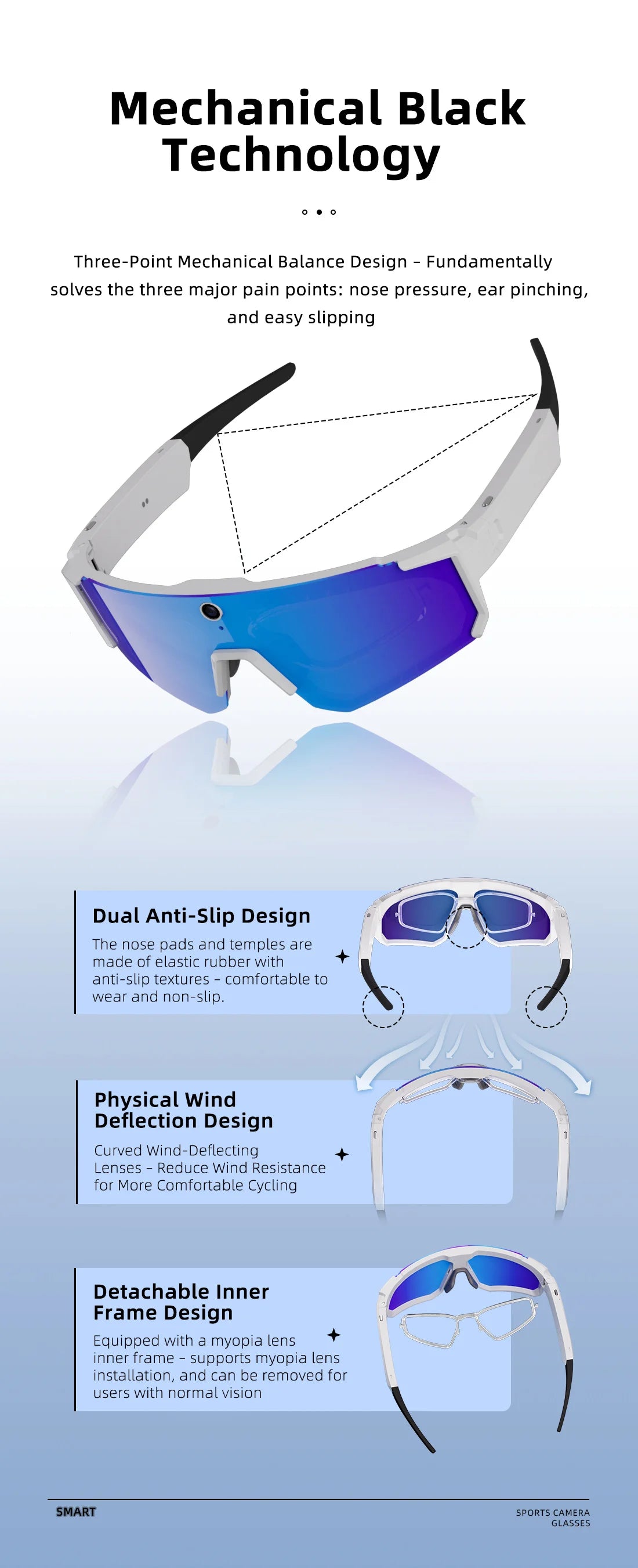 🤖👓 2026 New AI Smart Glasses with 800W Camera, HD Video Recording & Bluetooth Features | 35% OFF