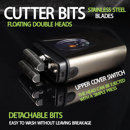 ✂️⚡ BRDCLIP BRD-999 Professional Foil Shaver – 9000RPM Magnetic Motor Beard Trimmer & Hair Clipper