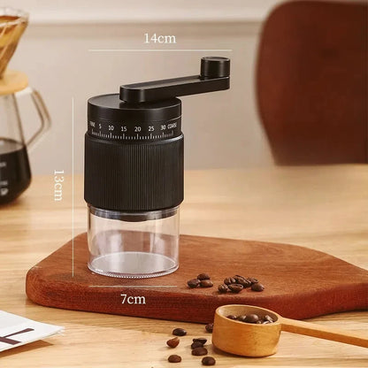 ☕⚡ Portable Electric & Manual Coffee Bean Grinder – 30 Gear Adjustable Rechargeable Coffee Grinder