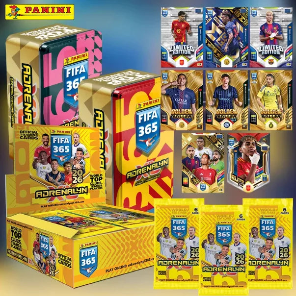 ⚽🔥 2026 Panini FIFA 365 XL Soccer Trading Cards Collection Official Fan Gift Set