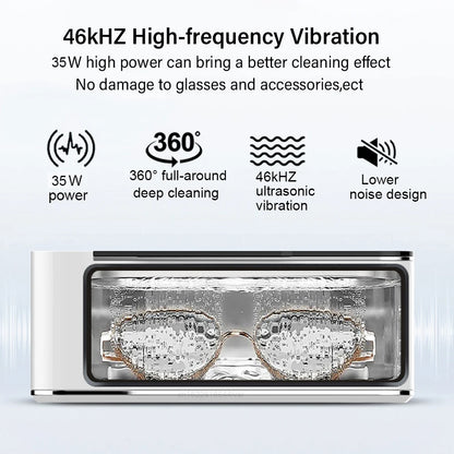 🔥19% OFF🧼 Ultrasonic Cleaner Machine – High Frequency Cleaner for Glasses, Jewelry & Tools
